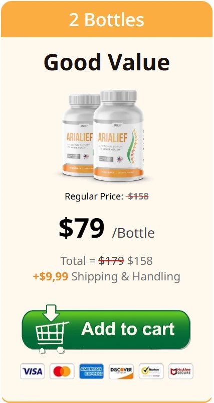 Arialief - 2 Bottle - Regular Price $ 179 - Good Value - $79.
